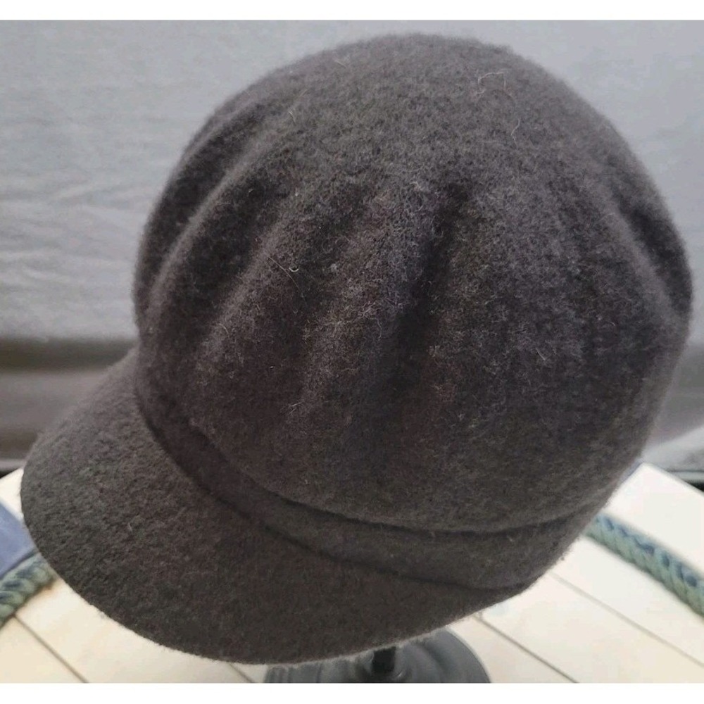 Old Navy Charcoal Gray Wool Blend‎ Newsboy Cap Baker Boy Hat SM 859227-01
